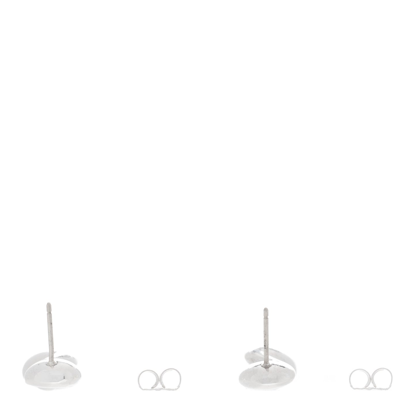 Sterling Silver Pearl Infinity Earrings