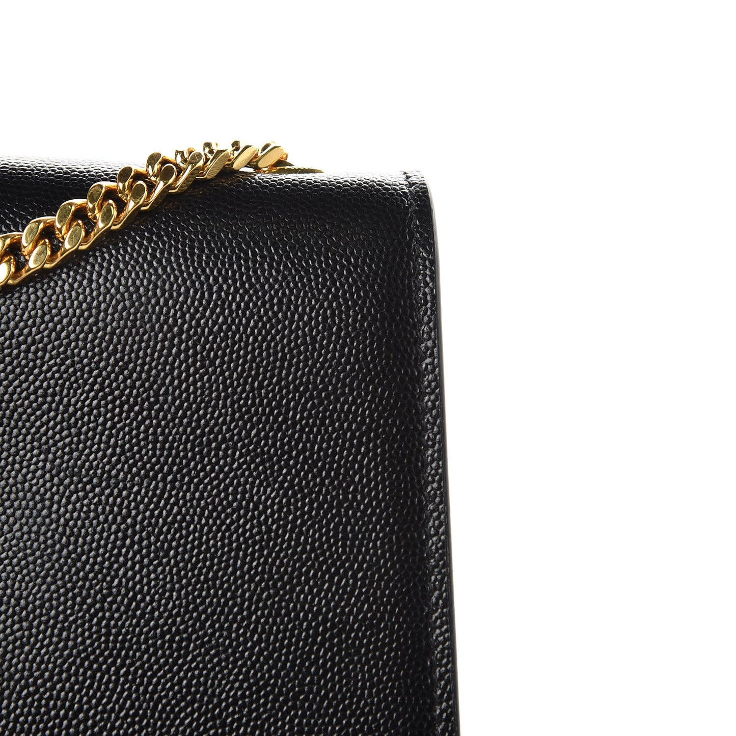 Grain De Poudre Medium Classic Monogram Kate Satchel Black