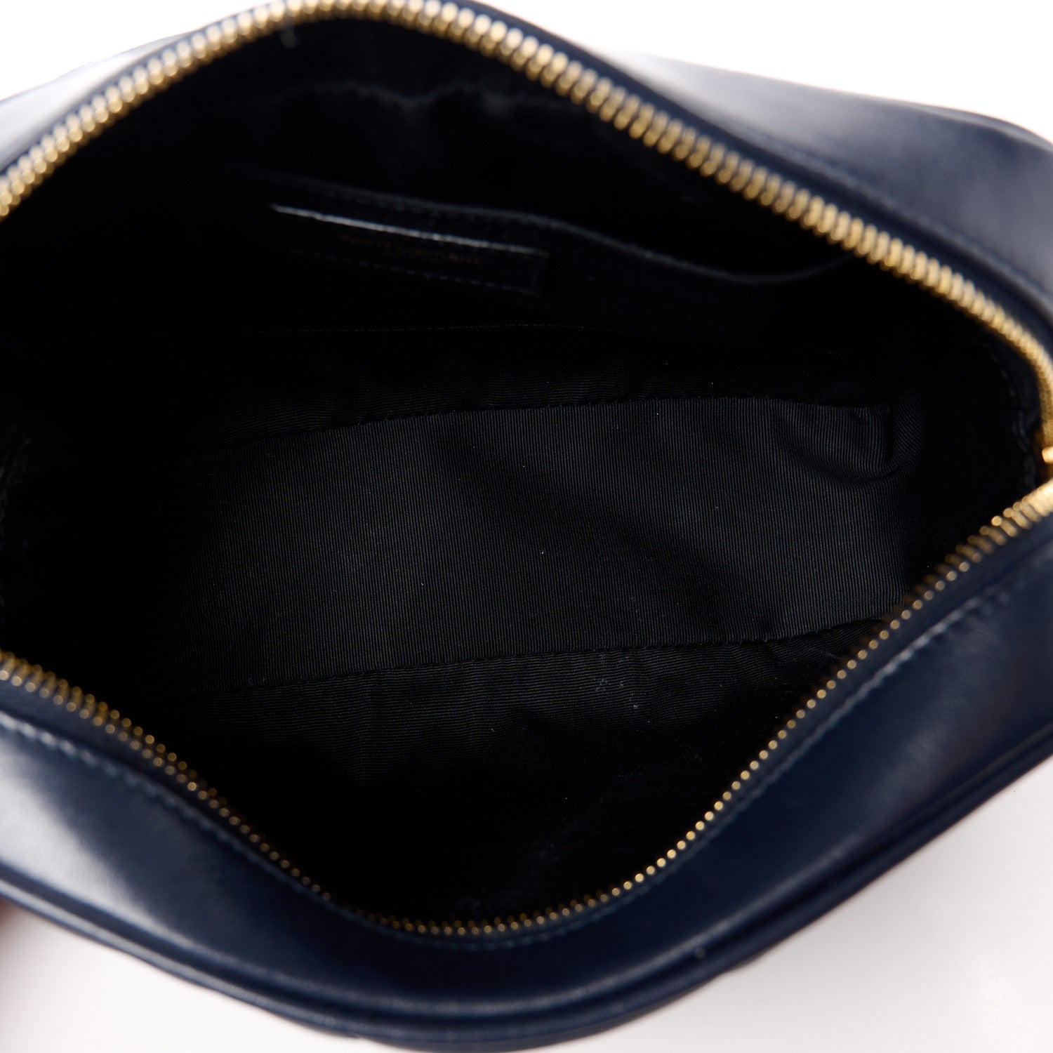 Saint Laurent Calfskin Matelasse Monogram Lou Camera Bag Deep Marine 5 of 10