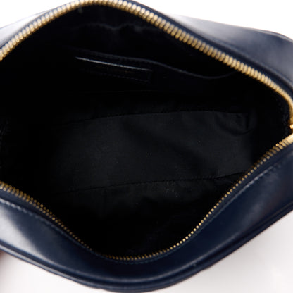 Saint Laurent Calfskin Matelasse Monogram Lou Camera Bag Deep Marine 5 of 10