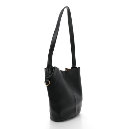 Stella McCartney Eco Alter Nappa Embroidered Flower Bucket Bag  Black 3 of 11