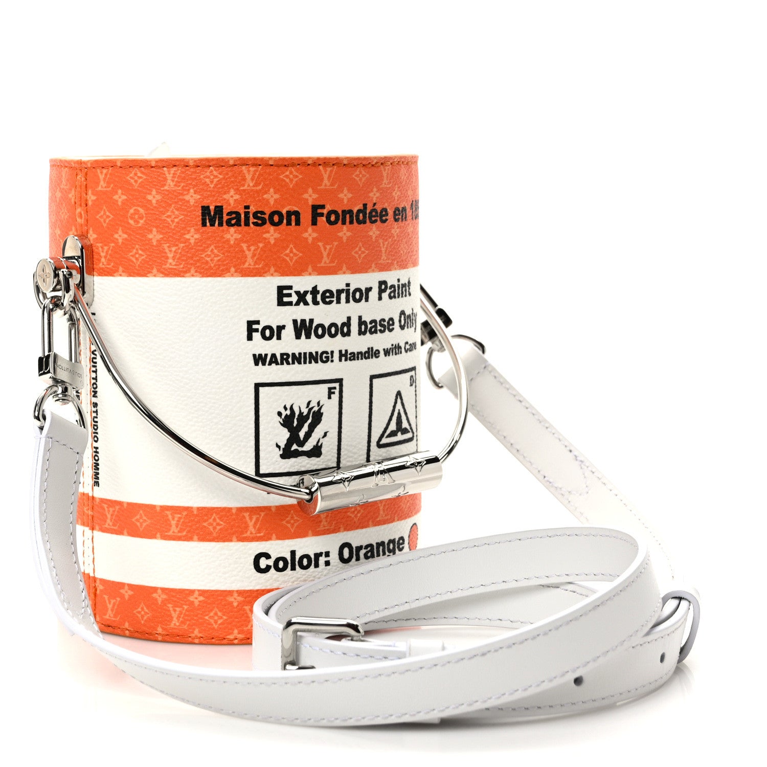Louis Vuitton Monogram LV Paint Can Orange 3 of 8