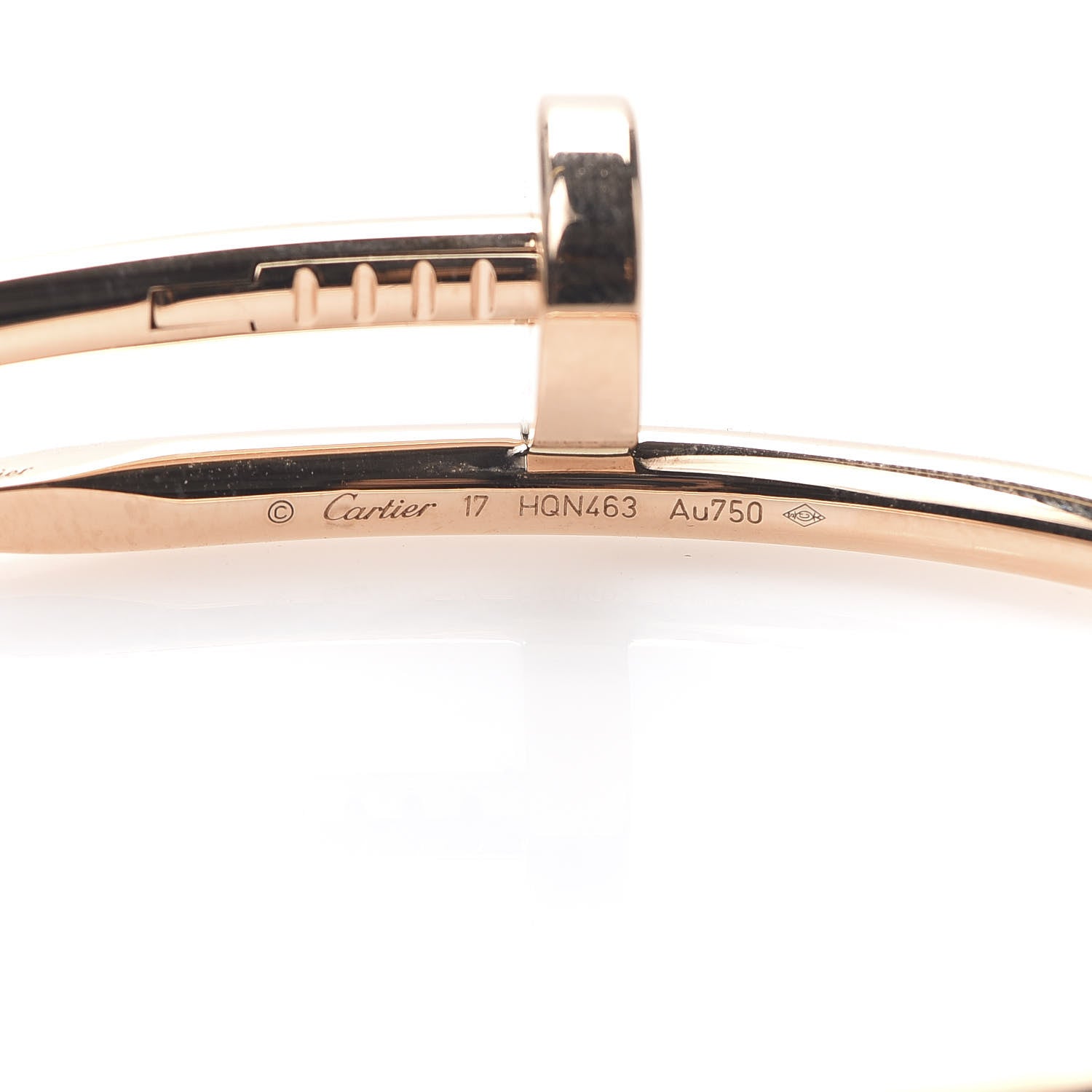 Cartier 18K Pink Gold Juste Un Clou Bracelet 17 4 of 7