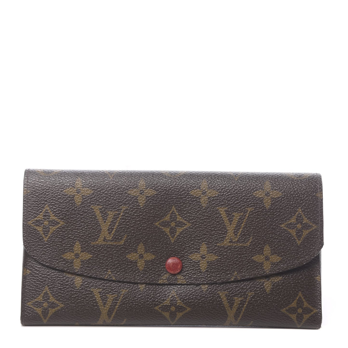 Monogram Emilie Wallet Red