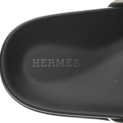 Hermes Calfskin Womens Chypre Sandals 38 White 7 of 9