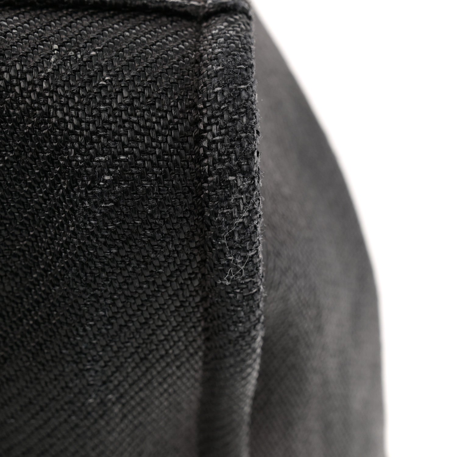 Chanel Woven Straw Raffia Medium Deauville Tote Black White 17 of 19