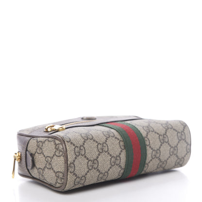 Gucci GG Supreme Monogram Web Small Ophidia Belt Bag 95 38 Dark Brown 4 of 11