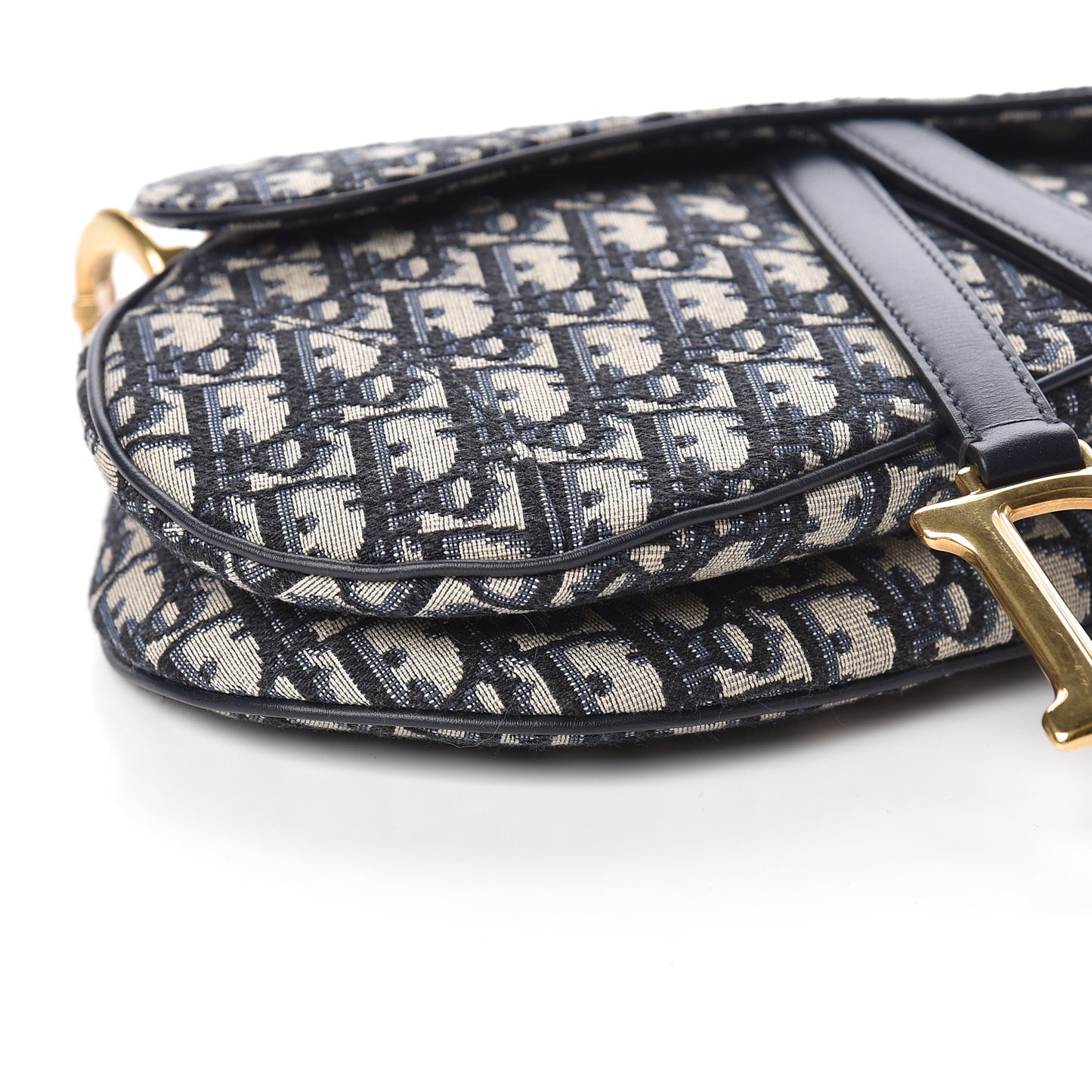 Oblique Saddle Bag Blue