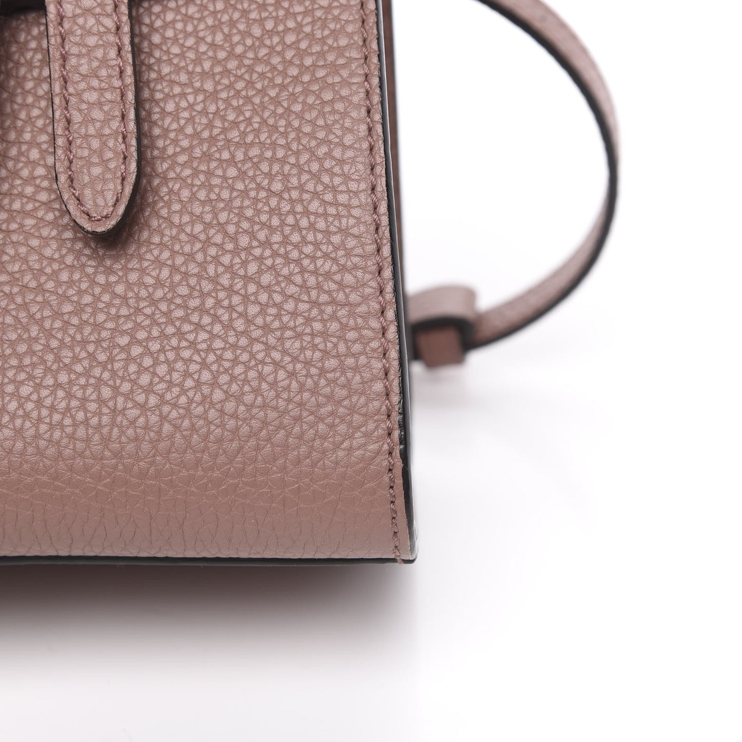 Calfskin Mini GG Marmont Top Handle Bag Rosy Phard