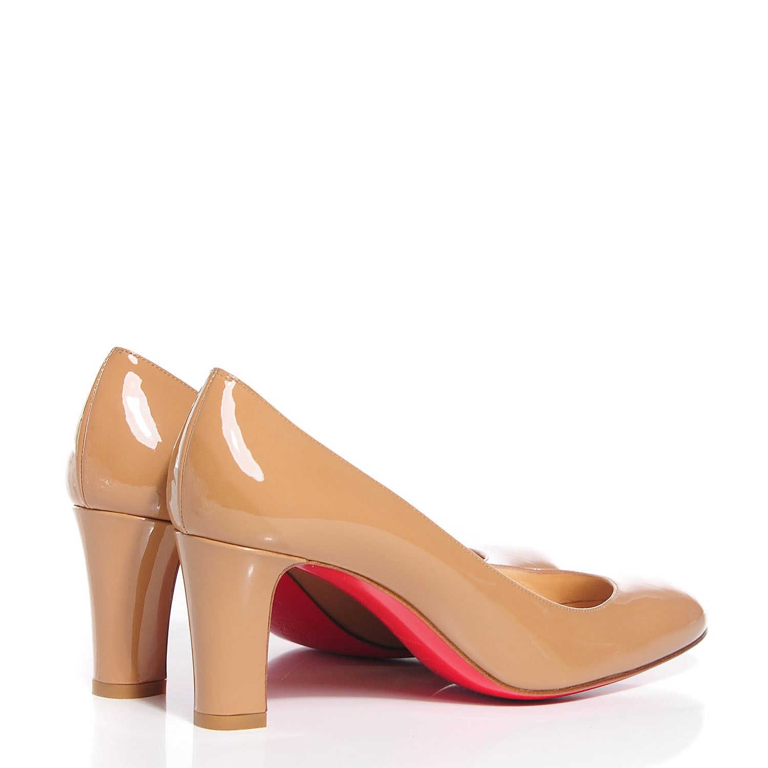 Christian Louboutin Patent Mistica 60 Pumps 40 Nude 4 of 6