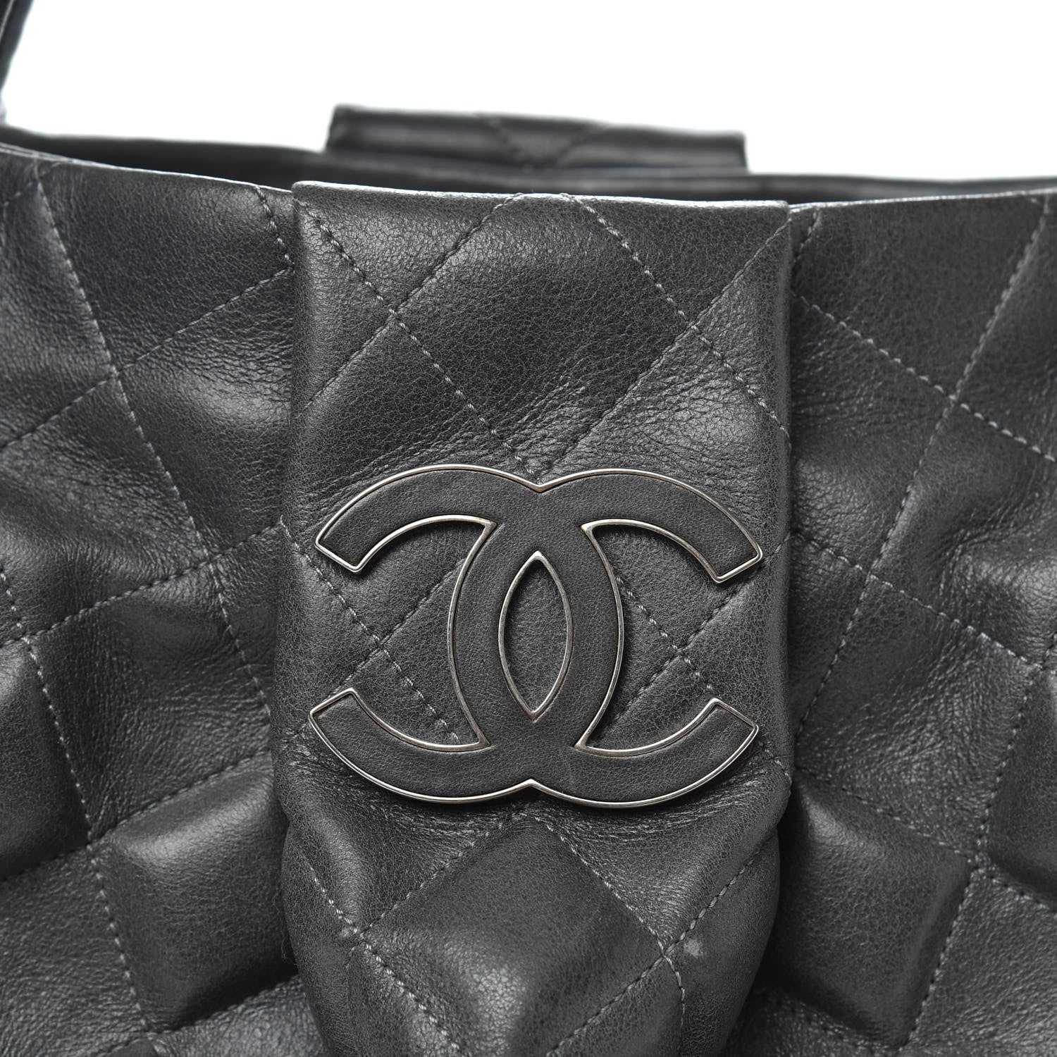 Chanel Calfskin Small Sloane Square Tote Black 15 of 16
