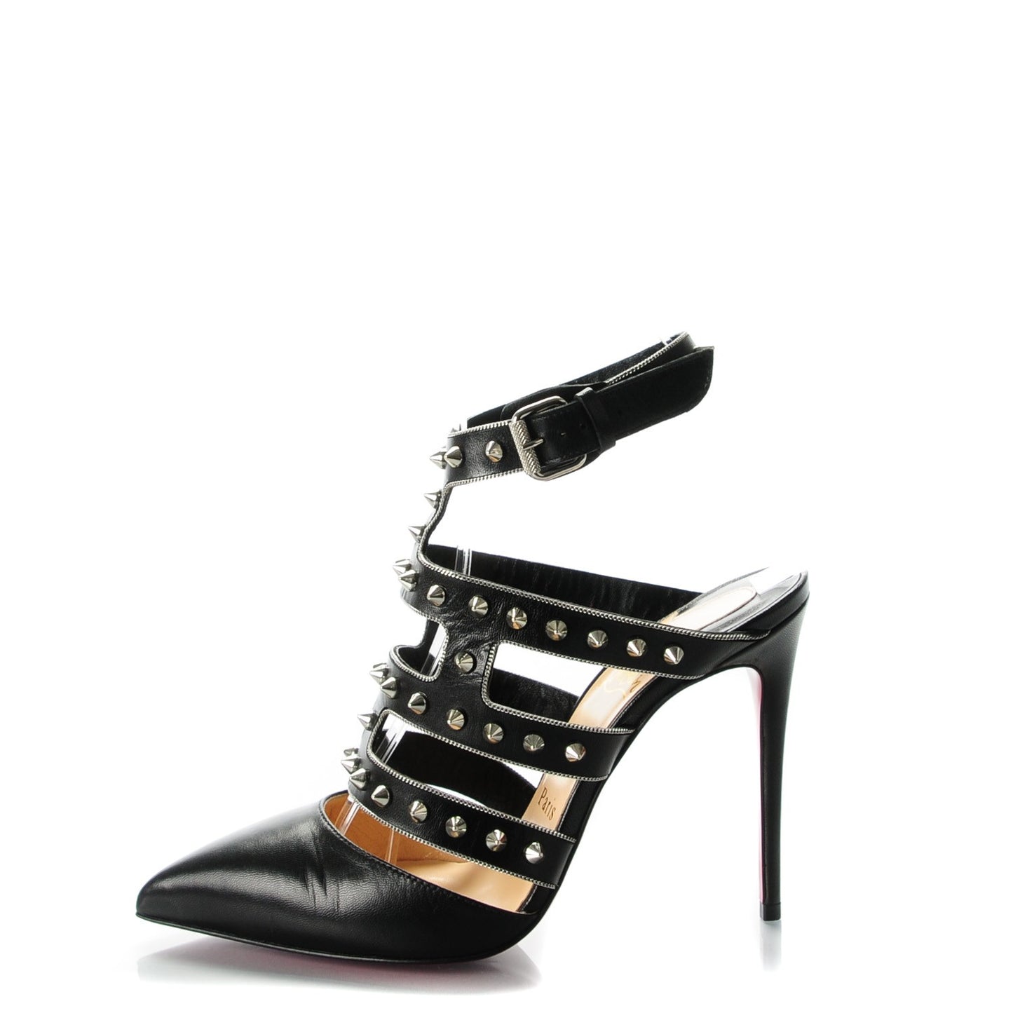 Kid Tchicaboum 100 Pumps 36 Black Silver