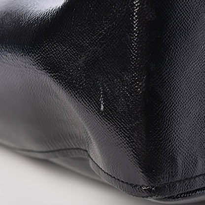 Burberry Patent Large Somerford Tote Black 11 of 12