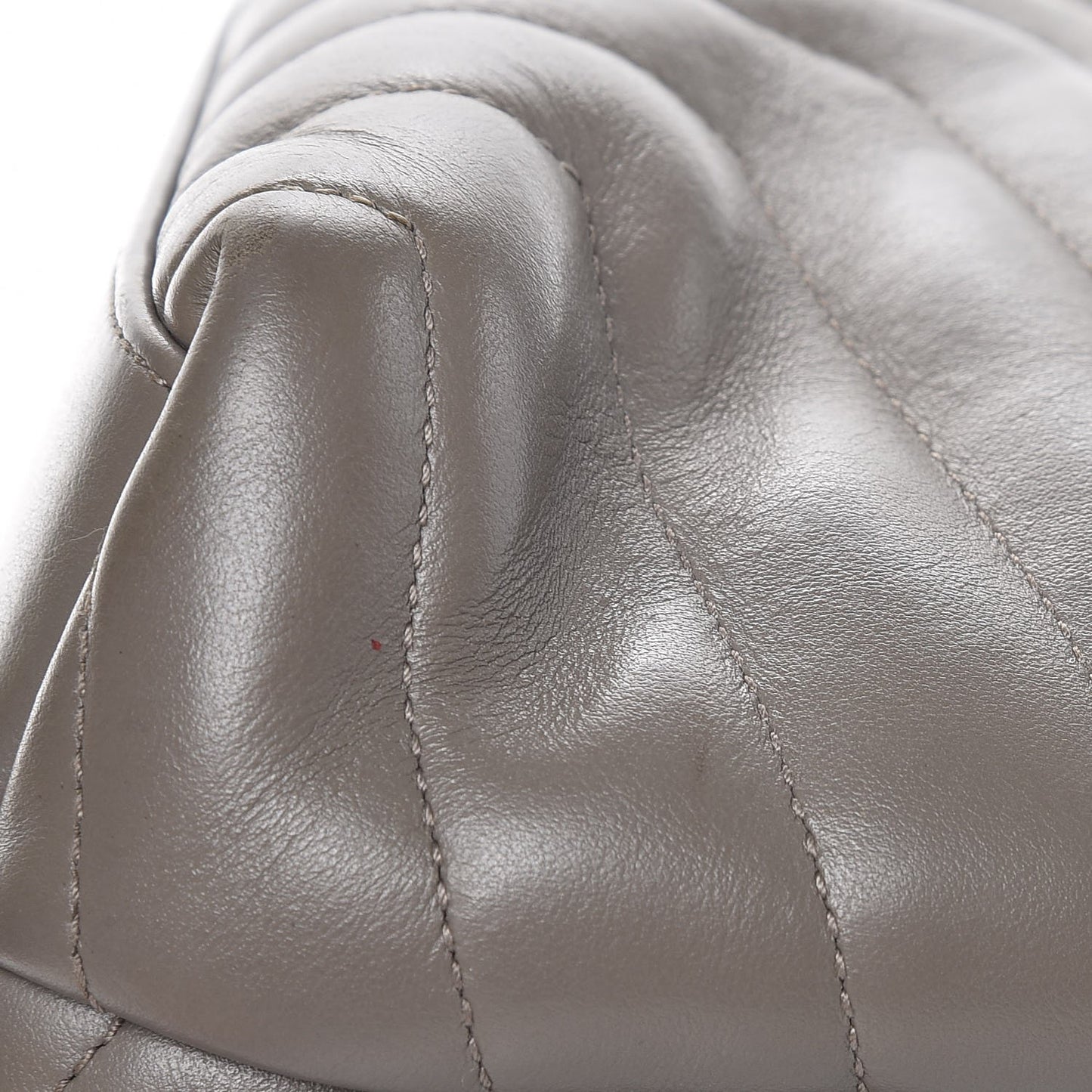 Calfskin Y Quilted Monogram Medium Loulou Chain Satchel Fog