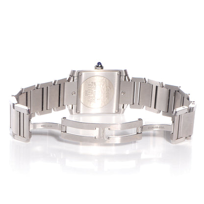 Cartier Stainless Steel 25mm Tank Francaise Quartz Watch 3 of 6