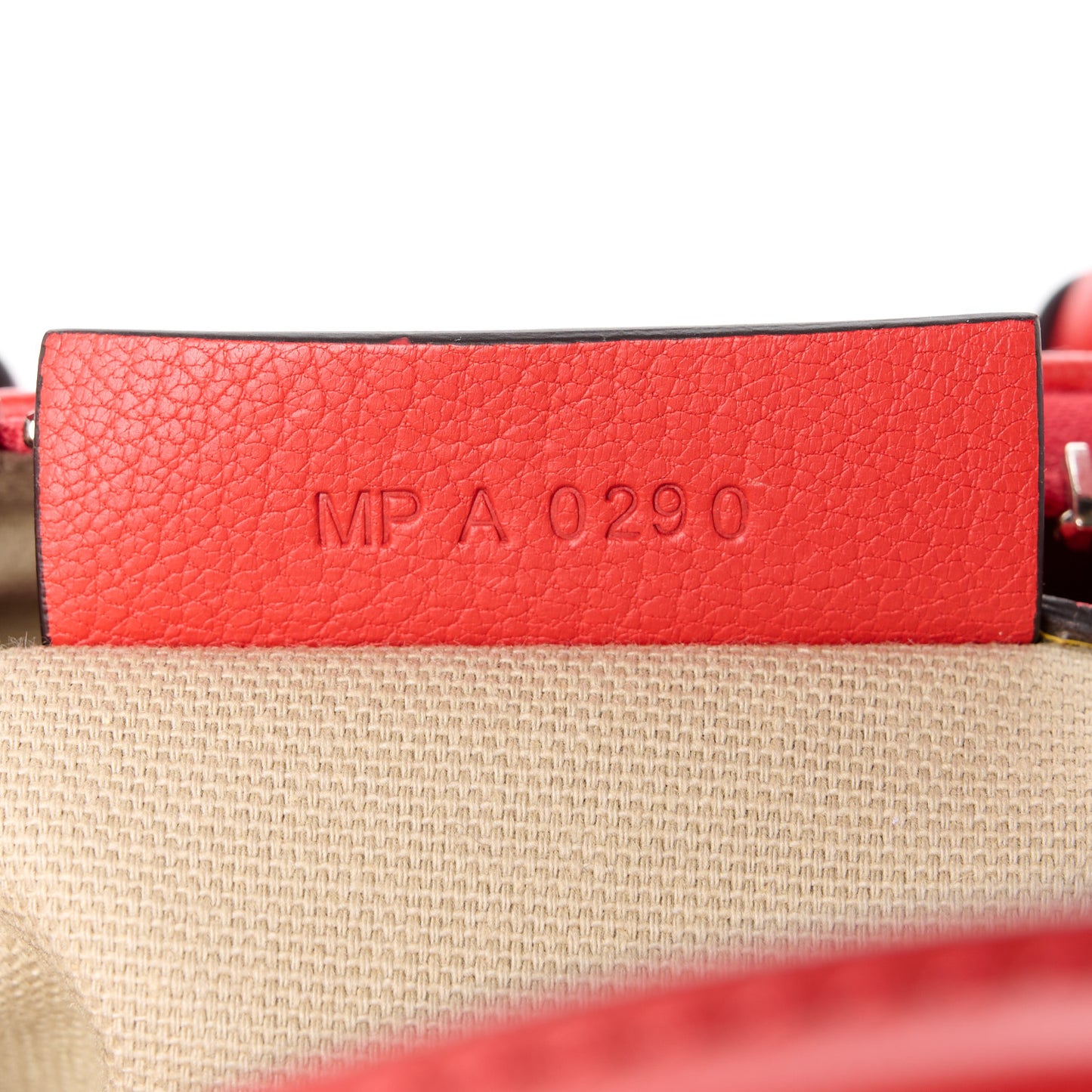 Sugar Goatskin Mini Antigona Rouge Clair