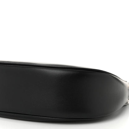 Celine Smooth Calfskin Medium Strap Ava Triomphe Shoulder Bag Black 10 of 11