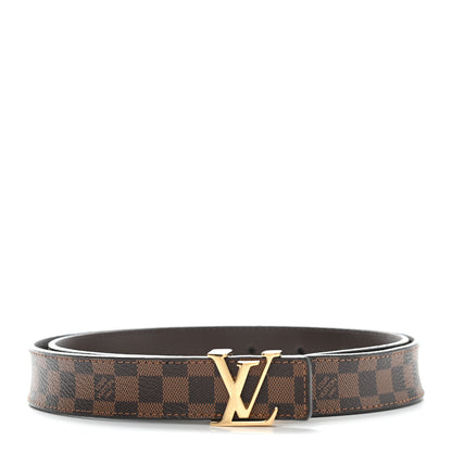 Louis Vuitton Mini Monogram 25mm LV Initiales Belt 85 34 1 of 8