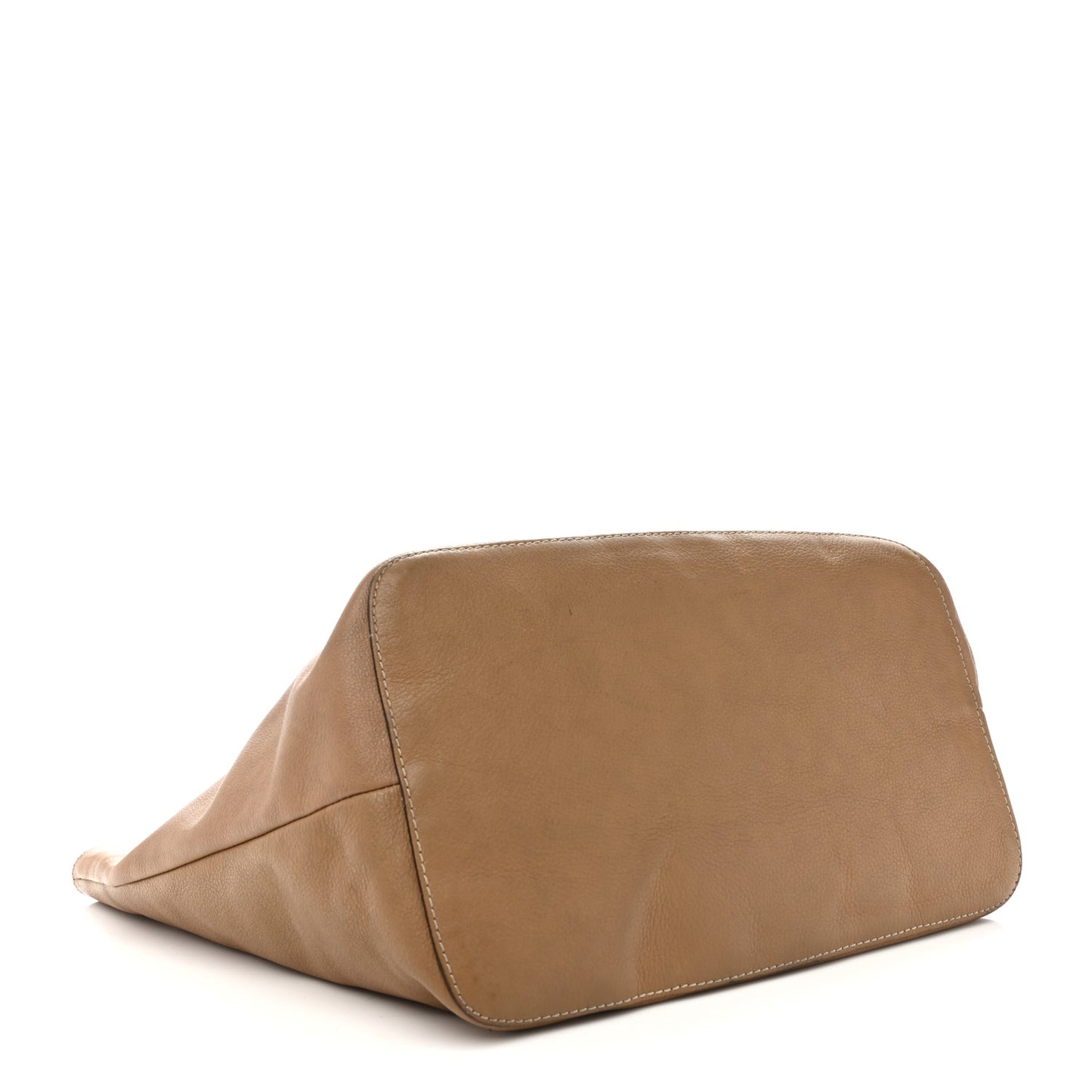 Calfskin Large New Marcie Tote Nut