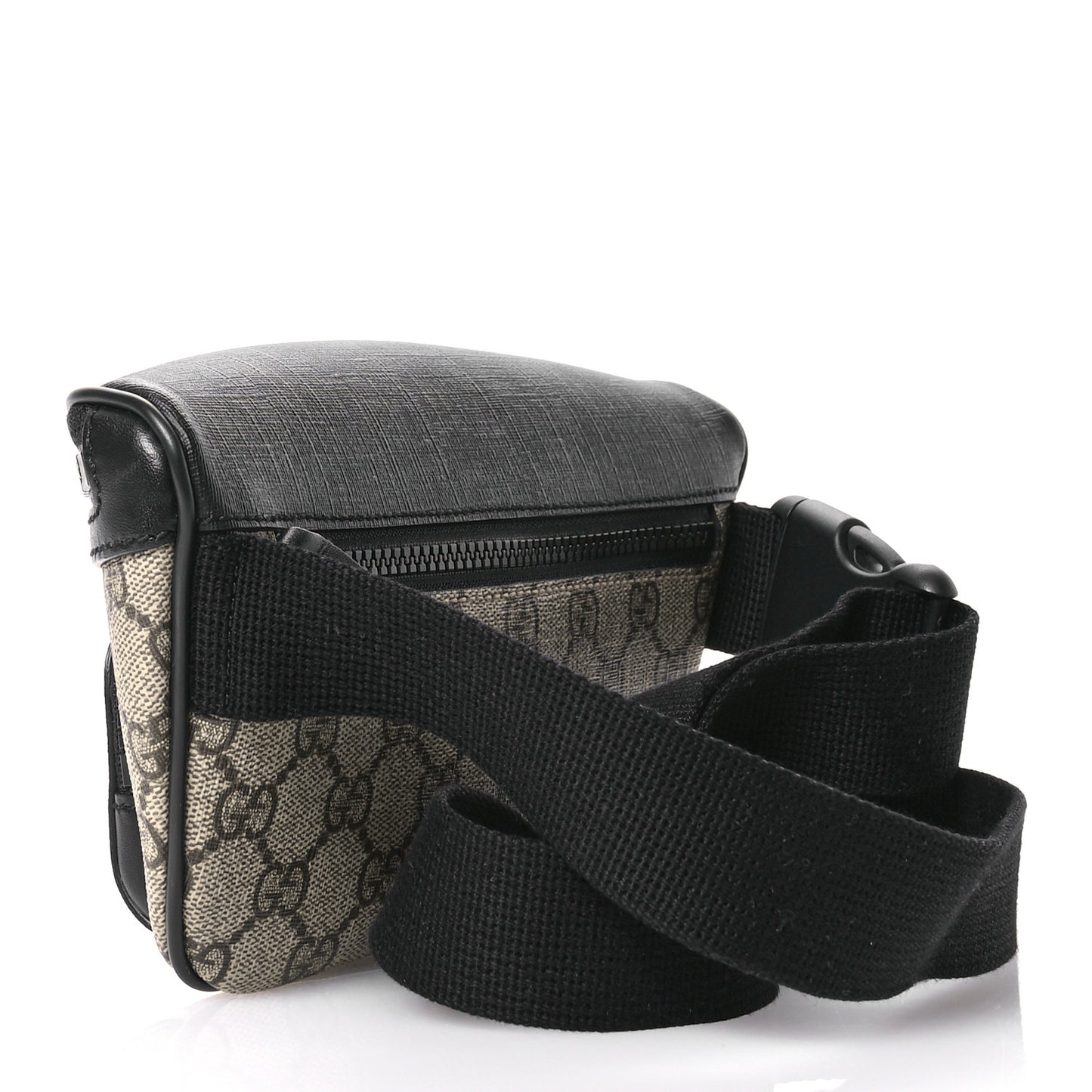 GG Supreme Monogram Belt Bag Black