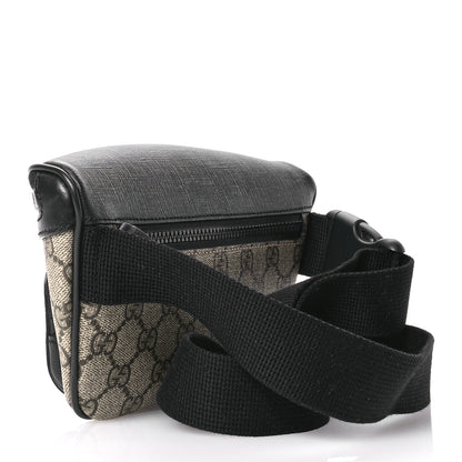Gucci GG Supreme Monogram Belt Bag Black 3 of 10