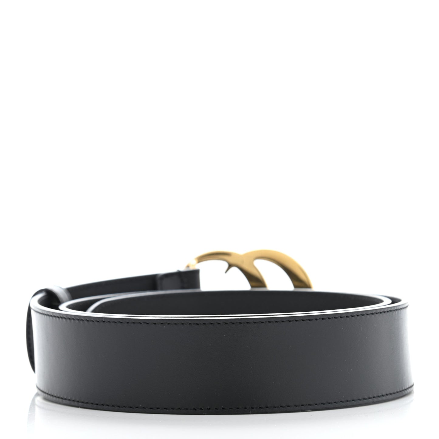 Plutone Calfskin Double G 40mm Belt 95 38 Black