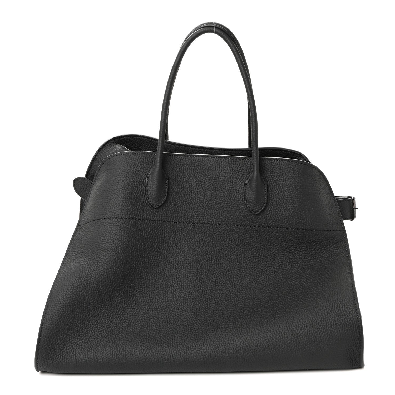 The Row Grained Calfskin Soft Margaux 17 Black 2 of 17
