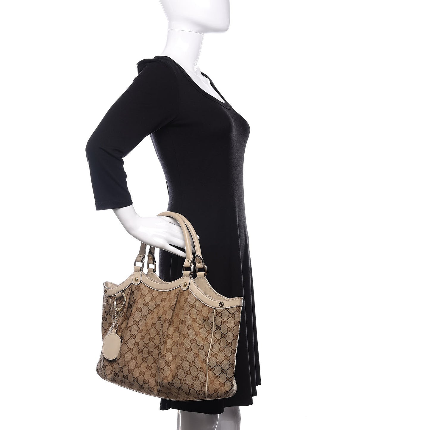 Monogram Medium Sukey Tote Off White