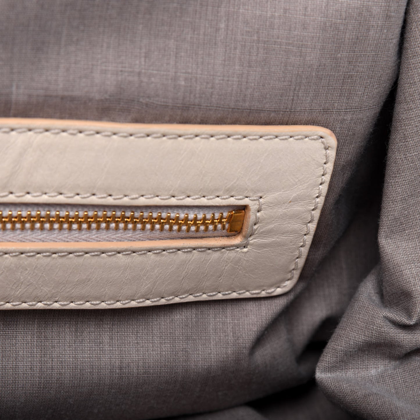 Calfskin Quilted Stam White