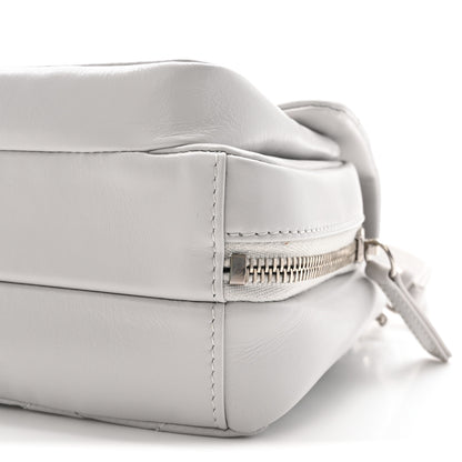 Chanel Aged Calfskin Quilted Express Zip Around Flap Light Grey 10 of 11