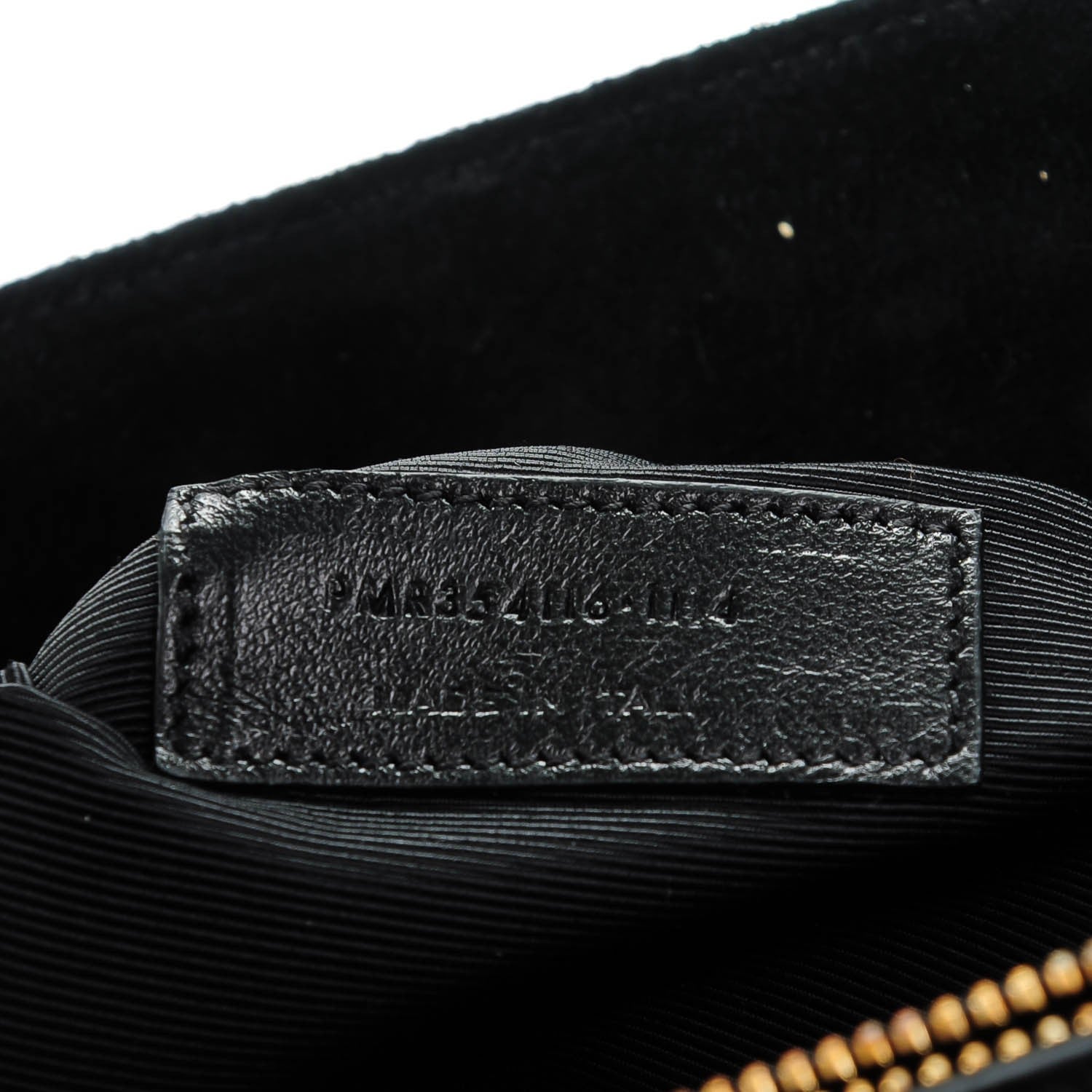 Saint Laurent Suede Monogram Cassandre Shopper Black 7 of 7