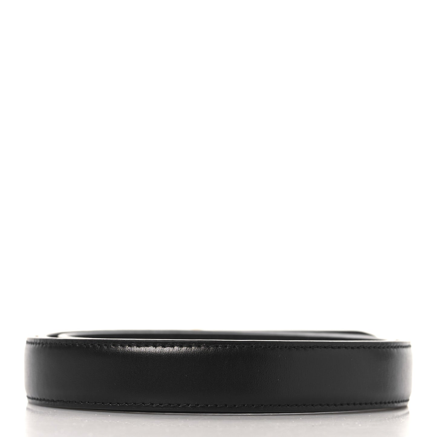 Smooth Calfskin 20mm Cintura Belt 75 30 Belt  Black
