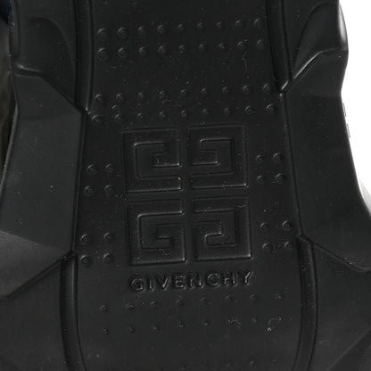 Givenchy Washed Denim Shark Lock Biker Ankle Boots 35 Blue 7 of 8