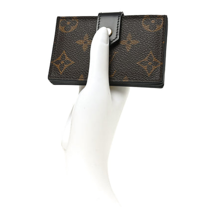 Louis Vuitton Monogram Gusset Card Holder Black 2 of 7