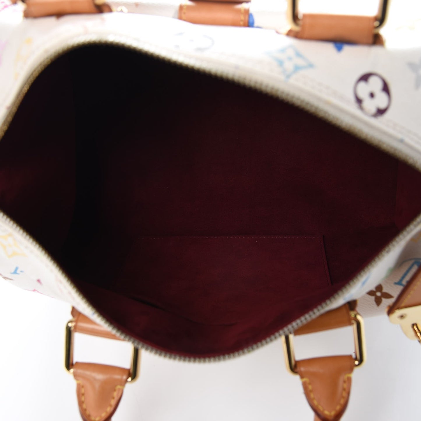 Monogram Multicolor Speedy 30 White