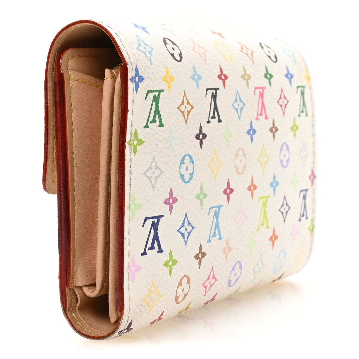 Monogram Multicolor Alexandra Wallet White