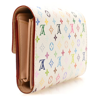 Louis Vuitton Monogram Multicolor Alexandra Wallet White 3 of 7