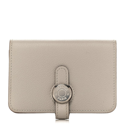 Hermes Evercolor Dogon Card Case Gris Perle 1 of 7