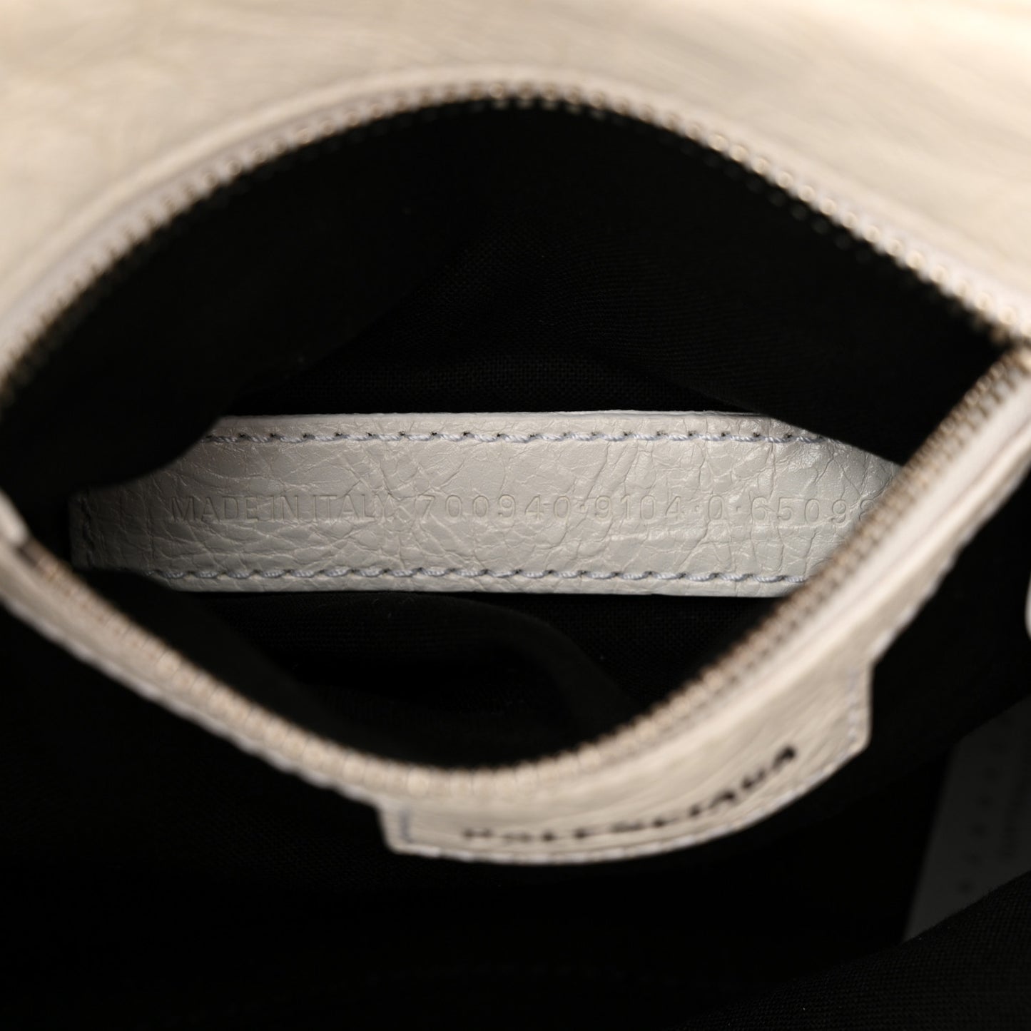 Agneau Arena Neo Cagole Handbag XS Optic White