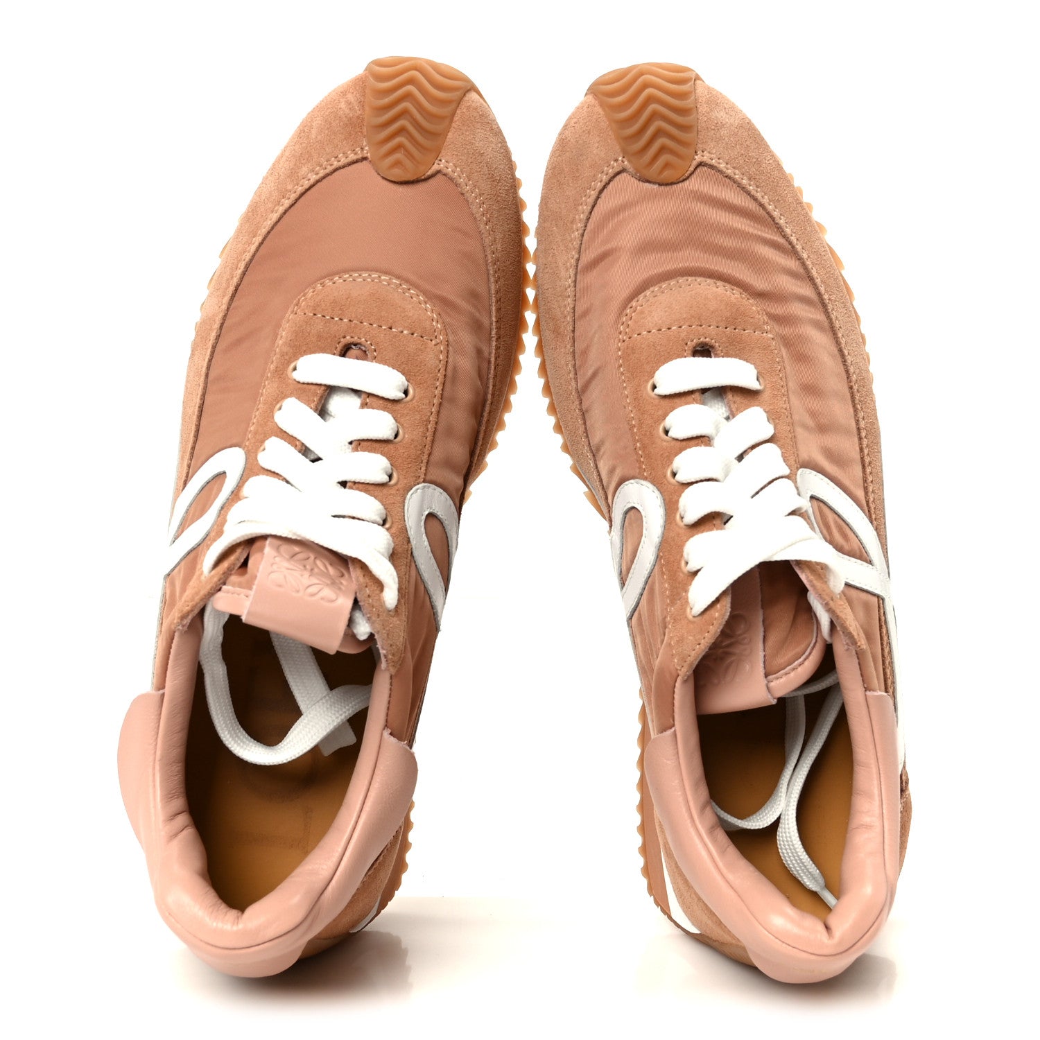 Loewe Nylon Suede Flow Runner Sneakers 40 Powder 2 of 9
