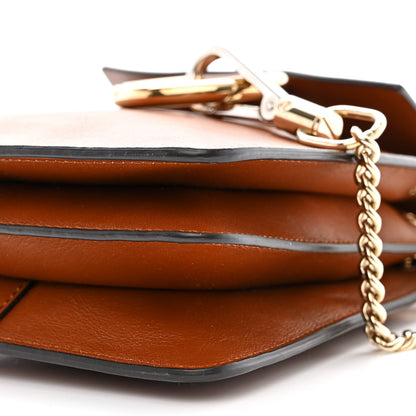 Chloe Suede Calfskin Mini Faye Bracelet Bag Tobacco 10 of 10