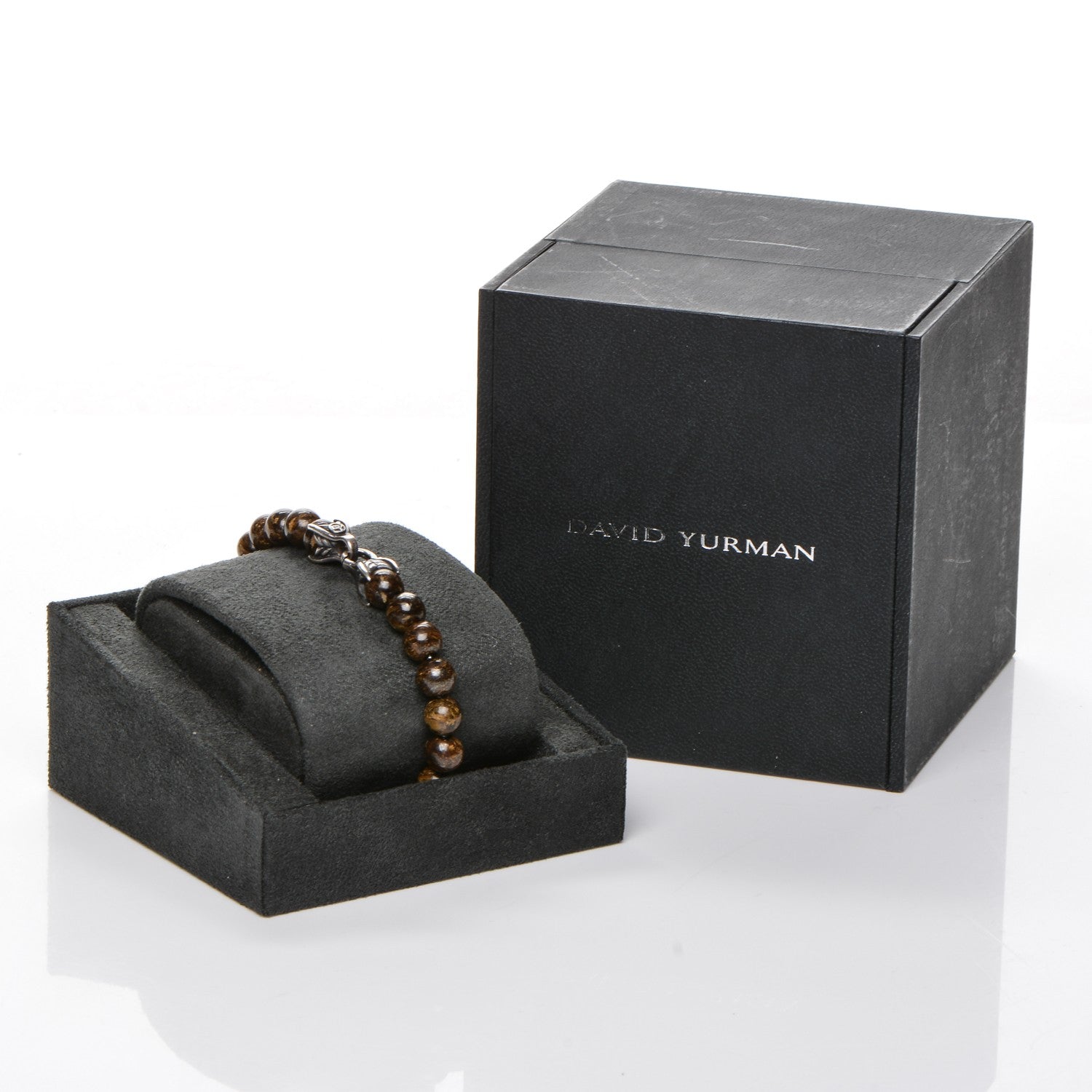 David Yurman Sterling Silver 8mm Spiritual Beads Bracelet 5 of 5