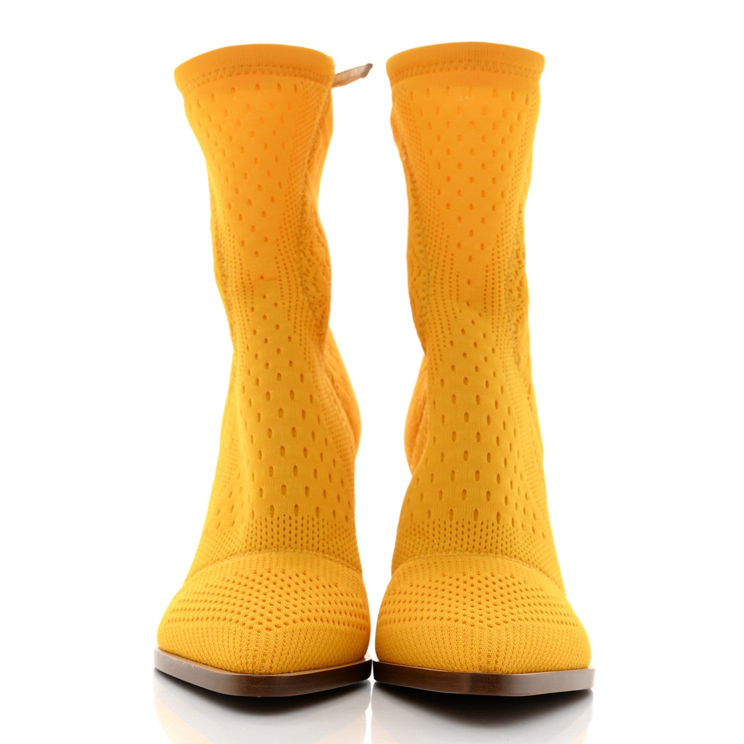 Fendi Technical 3D Mesh FFrame Ankle Boots 38.5 Reggae 2 of 7