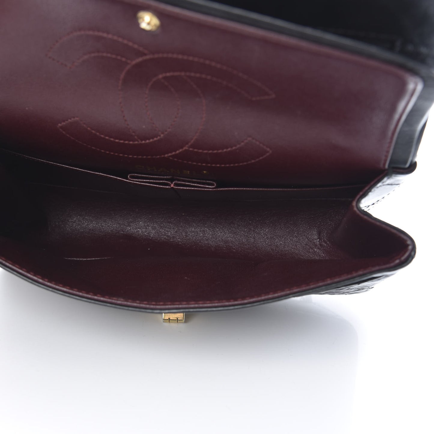 Aged Calfskin Quilted 2.55 Reissue 225 Flap Black