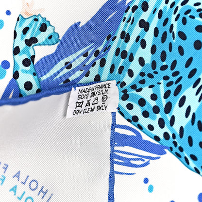 Hermes Silk Hola Flamenca Pocket Square 5 of 5