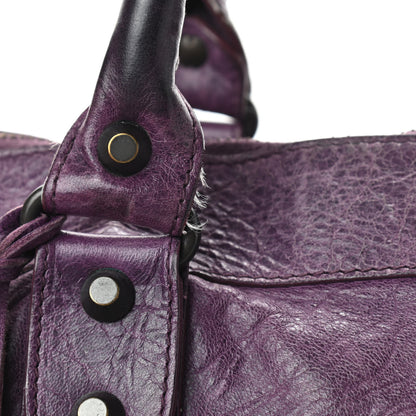 Balenciaga Agneau Classic Hardware Work Raisin 14 of 15