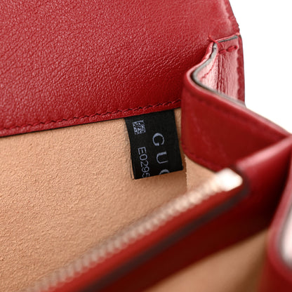 Gucci Tweed GG Monogram Small Dionysus Shoulder Bag White Black Romantic Cherry 8 of 12
