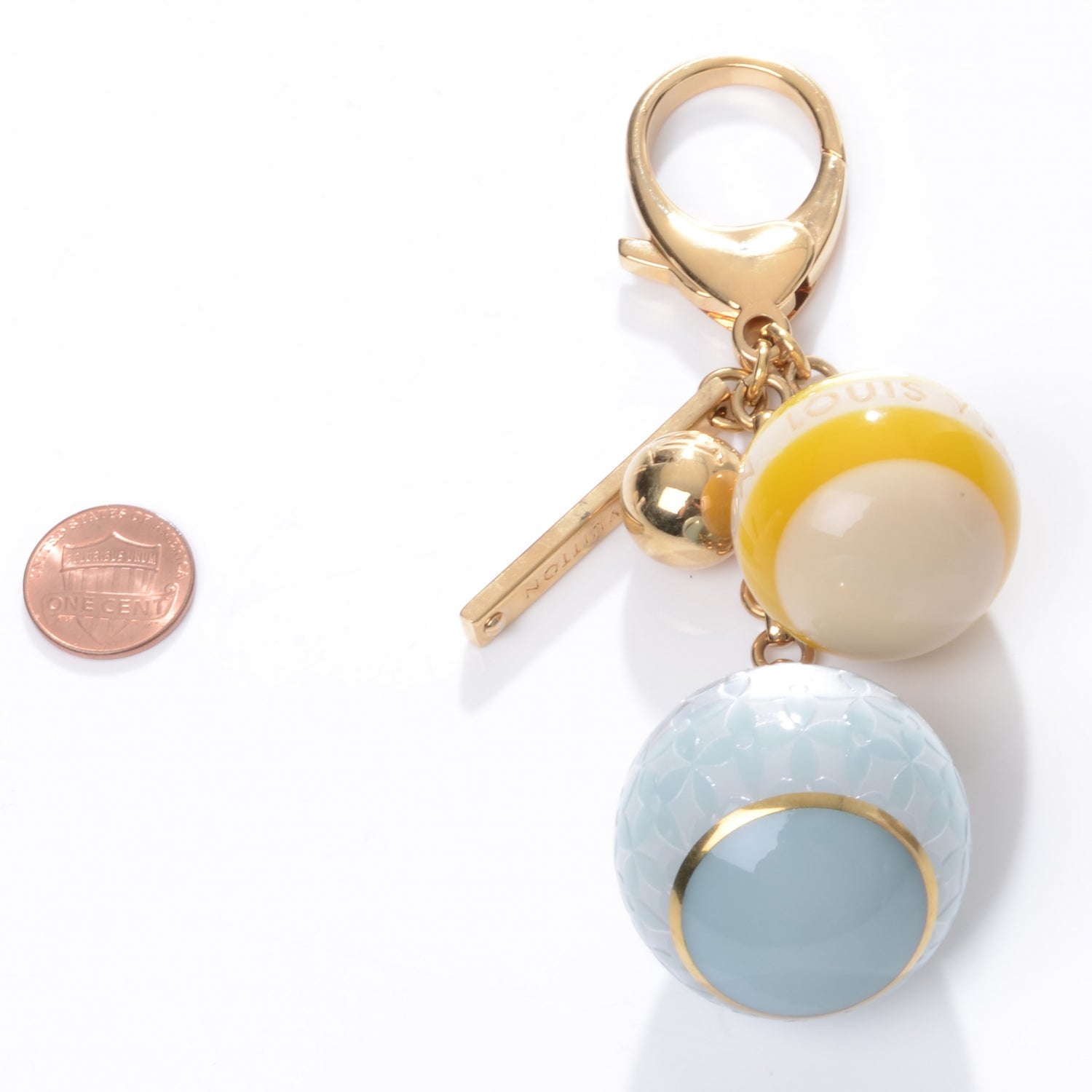 Louis Vuitton Mini Lin Bag Charm 2 of 5