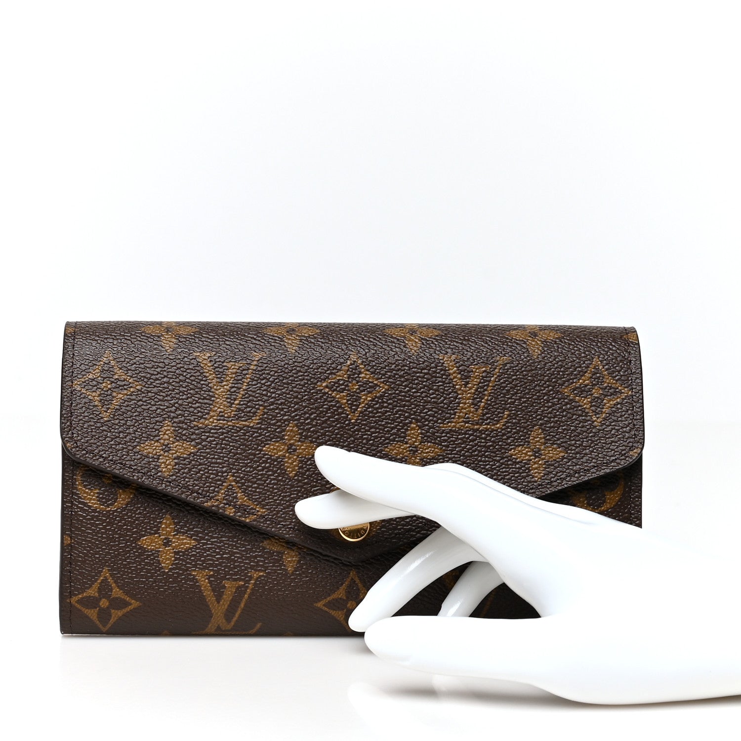 Louis Vuitton Monogram Sarah Wallet NM Rose Ballerine 2 of 9