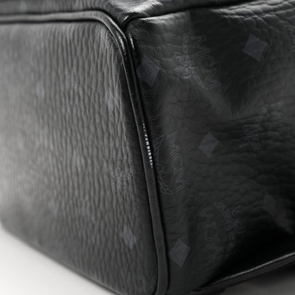 MCM Visetos Medium Side Studs Stark Backpack Black 11 of 11